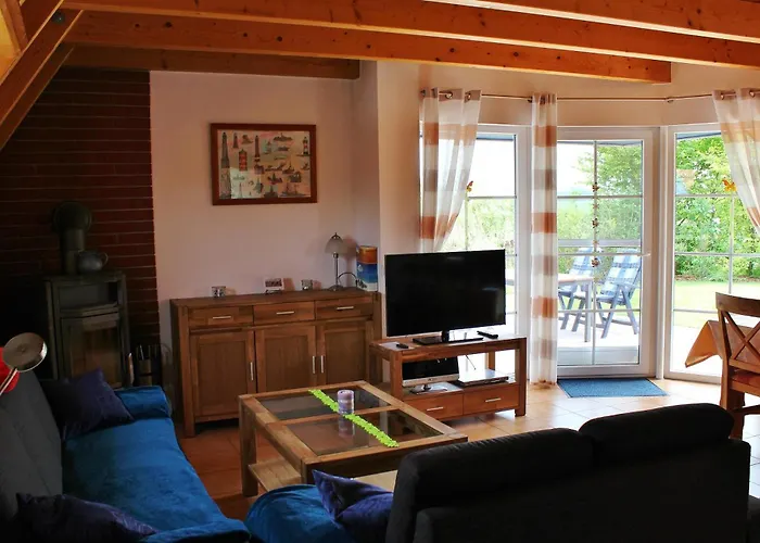 Carolin Am Nordseedeich Tatil Evi *